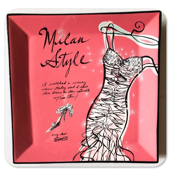 London and Milan Decorative Plates - Picture 3 of 5